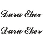 Sticker Master Kişiye Özel İsim Sticker Motor, Kask, Laptop, Araba, Oto Araç İçin Dayanıklı Etiket Decal 20 Cm Sticker Master