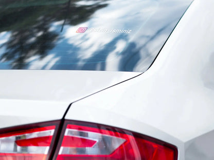 Sticker Master Kişiye Özel Renkli instagram Motorsiklet,Kask,Laptop,Motor Ve Oto Araç Sticker 15 Cm 2 Adet Sticker Master