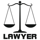 Lawyer Sticker - Adalet Terazisi Avukat Etiketi | Sticker Master