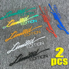 Limited Edition Sticker Holografik Araç Çıkartması | Sticker Master