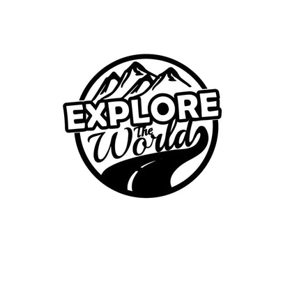 Sticker Master Macera Temalı Oto Sticker Koleksiyonu - Pusula, Dağ ve Kamp Tasarımları Sticker Master