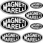 Sticker Master Magneti Marelli Sponsor Set Oto Motor Araba Sticker Sticker Master