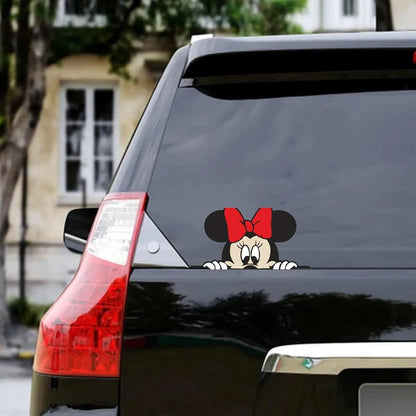 Sticker Master Mickey Mouse Kız Sticker – 15 x 9 Cm Renkli Kask, Laptop ve Araç Etiketi Sticker Master