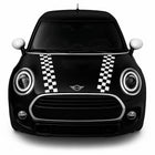 Mini Cooper Dama Şerit Checkered Bonnet Stripes | Sticker Masterakımı