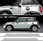 Mini Cooper Yan Şerit Sticker | R50 & R52 Cooper Uyumlu Set | Sticker Master