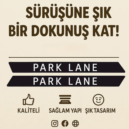 Sticker Master Mini R50 / R52 Park Lane Scuttle Sticker – Özel Seri Etiket Değişimi (2 Adet) Sticker Master