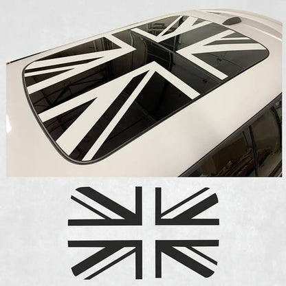 Sticker Master Mini R50 / R53 Panoramik Cam Tavan Union Jack Sticker - İngiliz Ruhu Şimdi Tavanında! Sticker Master