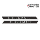 Mini Cooper Checkmate Sticker, R53 Scuttle Değişim Etiketi | Sticker Master
