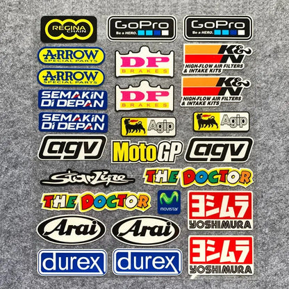 Sticker Master Motosiklet Çıkartmalar Uyumlu HONDA SUZUKI KAWASAKI BAJAJ Sticker Motor Araç Çıkartma Etiket Sticker Master