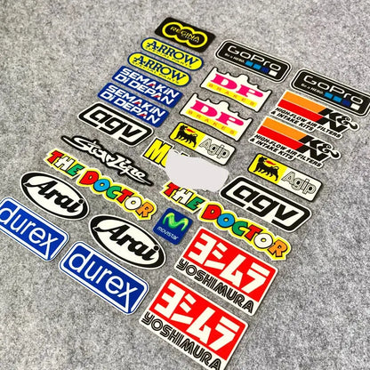 Sticker Master Motosiklet Çıkartmalar Uyumlu HONDA SUZUKI KAWASAKI BAJAJ Sticker Motor Araç Çıkartma Etiket Sticker Master