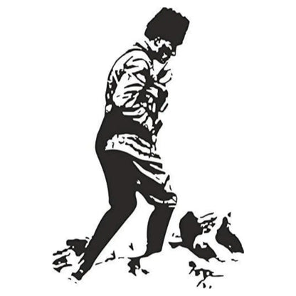 Sticker Master Mustafa Kemal Atatürk Kocatepe Motorsiklet,Kask,Laptop,Motor Ve Oto Araç Sticker  20 X 14 Cm Sticker Master