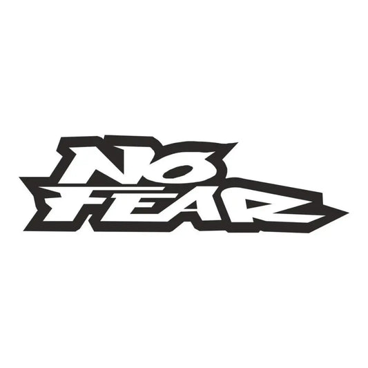 Sticker Master No Fear Sticker – 15 cm Dayanıklı Araba, Motor, Laptop Etiketi Sticker Master