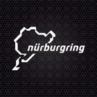 Nürburgring Sticker – Yeşil Cehennem Pist Silüeti | Sticker Master