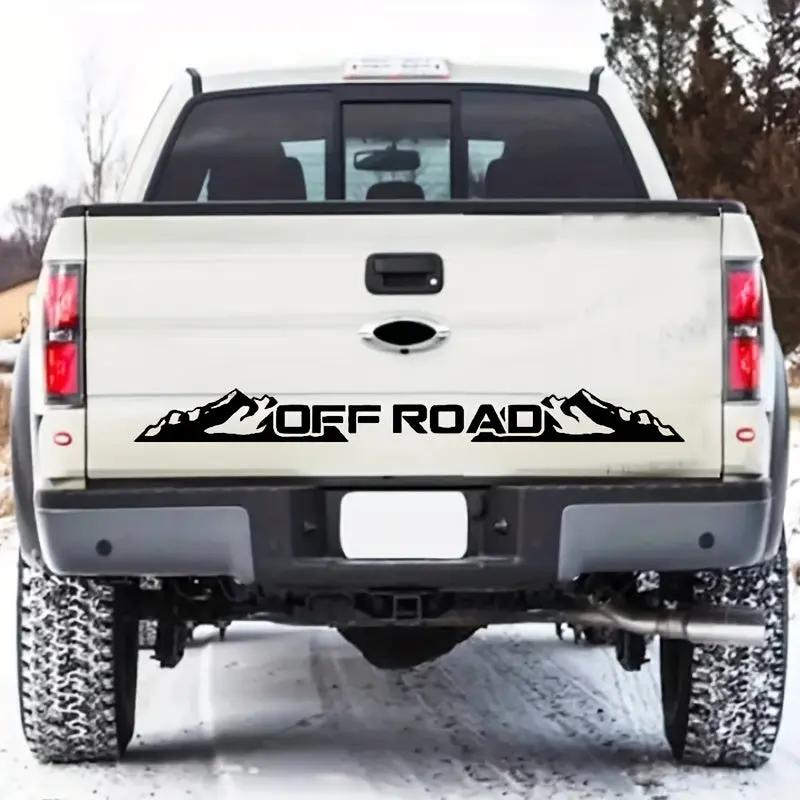 Sticker Master OFF ROAD Ön Cam Stickerı | Dağ Temalı Arazi Aracı Çıkartması - Sticker Master