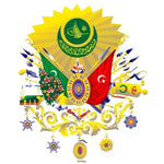 Sticker Master Osmanlı Devlet Arması Sticker Motor, Kask, Laptop, Araba, Oto Araç İçin Dayanıklı Etiket Decal 25 cm Sticker Master