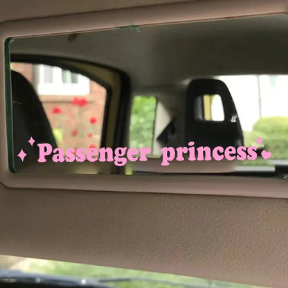 Sticker Master Passenger Princess Araba Stickerı - Sevimli Ayna Stickerı Sticker Master