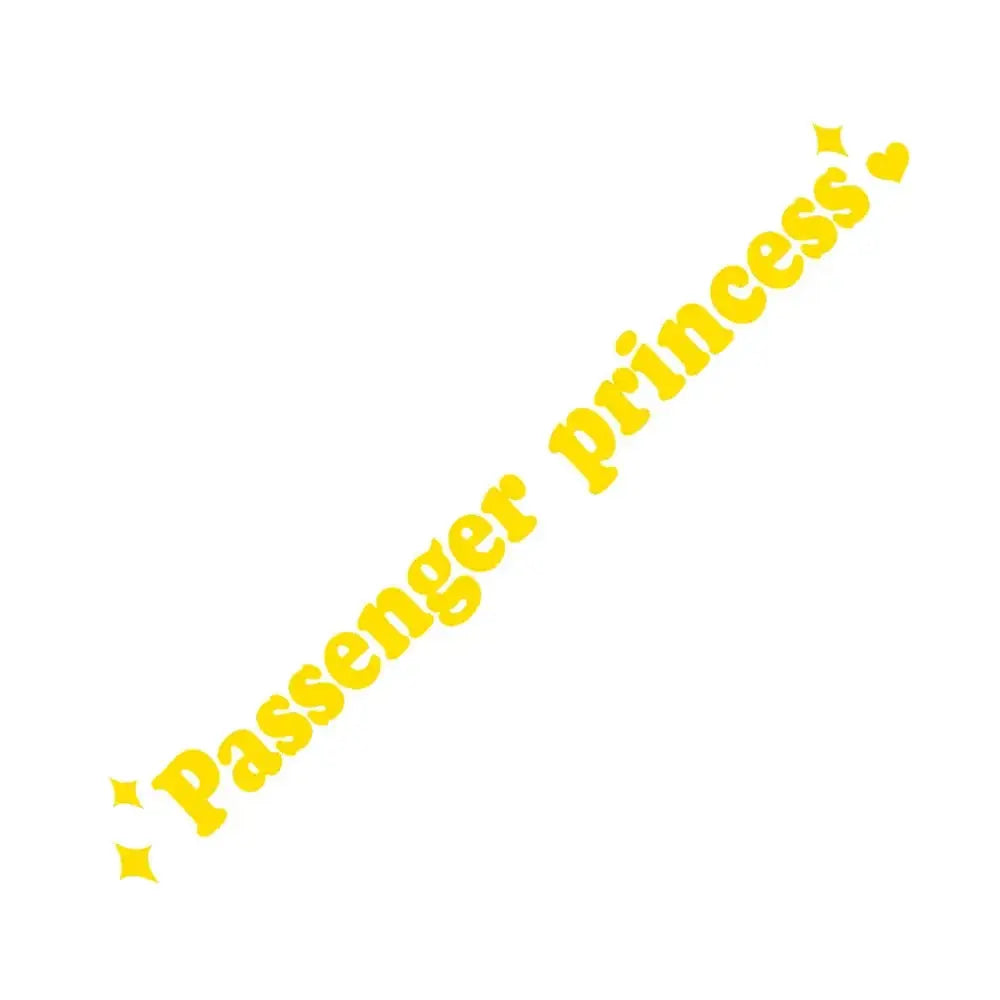 Sticker Master Passenger Princess Araba Stickerı - Sevimli Ayna Stickerı Sticker Master