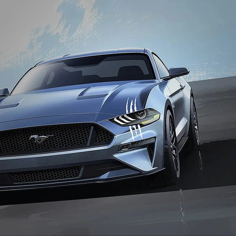 Sticker Master Pençe İzi Kaput & Far Sticker (Ghost Claw) Sticker Master