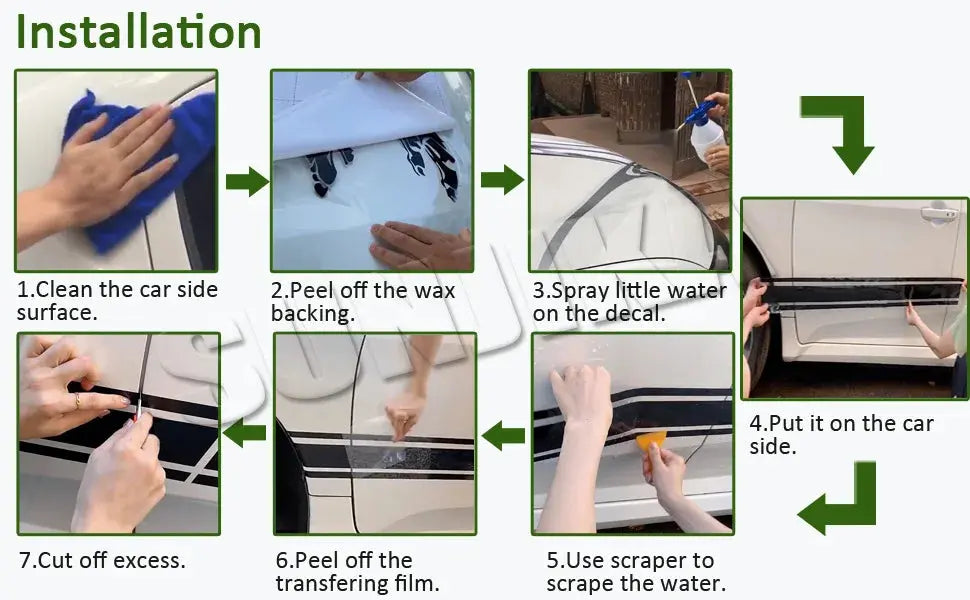 Sticker Master Pençe İzi Kaput & Far Sticker (Ghost Claw) Sticker Master