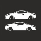 Peugeot RCZ Sticker 2’li Simetrik Set – Sportif ve Şık Görünüm