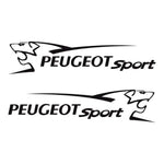 Sticker Master Peugeot Sport Sticker – 2’li Takım (30 Cm Sağ & Sol Simetrik) Sticker Master