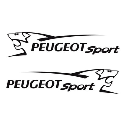 Sticker Master Peugeot Sport Sticker – 2’li Takım (30 Cm Sağ & Sol Simetrik) Sticker Master