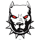 Pitbull Sticker - Kırmızı Gözlü Agresif Tasarım | Sticker Master
