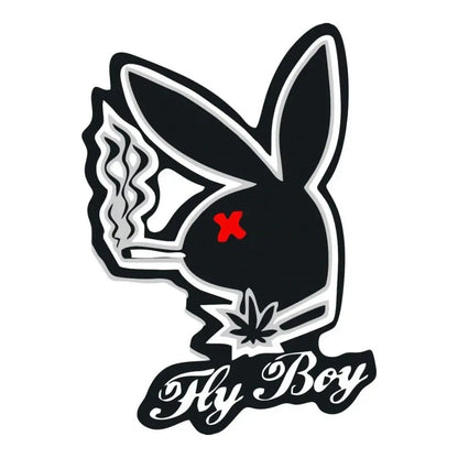 Sticker Master Playboy Fly Boy Sticker – 15 Cm Cesur ve Mizahi Tasarım Sticker Master