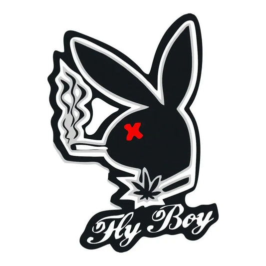 Sticker Master Playboy Fly Boy Sticker – 15 Cm Cesur ve Mizahi Tasarım Sticker Master