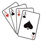 Poker Sticker, Dört As Oyun Kartı Araç Etiketi | Sticker Master