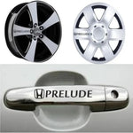 Sticker Master Prelude Kapı Kolu & Jant Sticker Seti – Araç Modifiye ve Dekoratif Etiket (10 Adet) Sticker Master