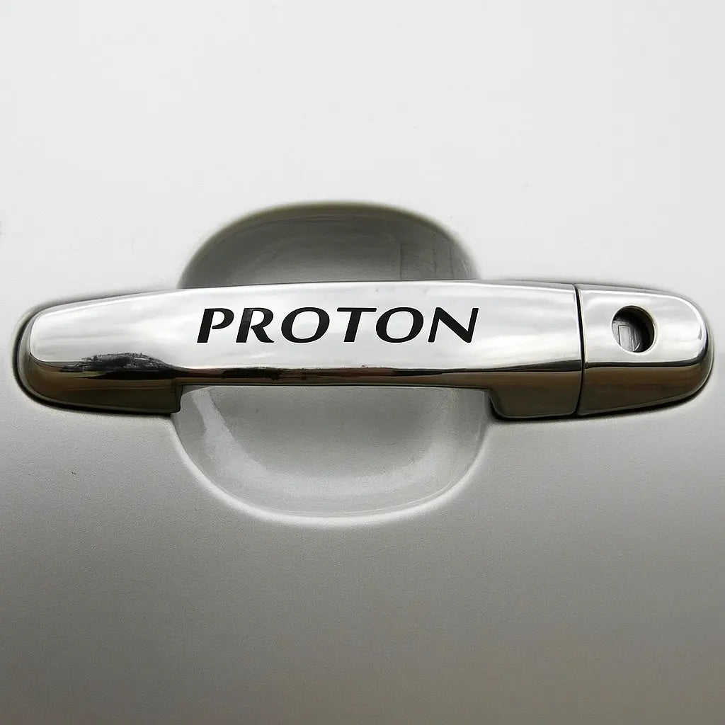Sticker Master Proton Kapı Kolu Jant Sticker - Araç Kaplama ve Jant İçin 10’lu Dayanıklı Etiket Seti Sticker Master