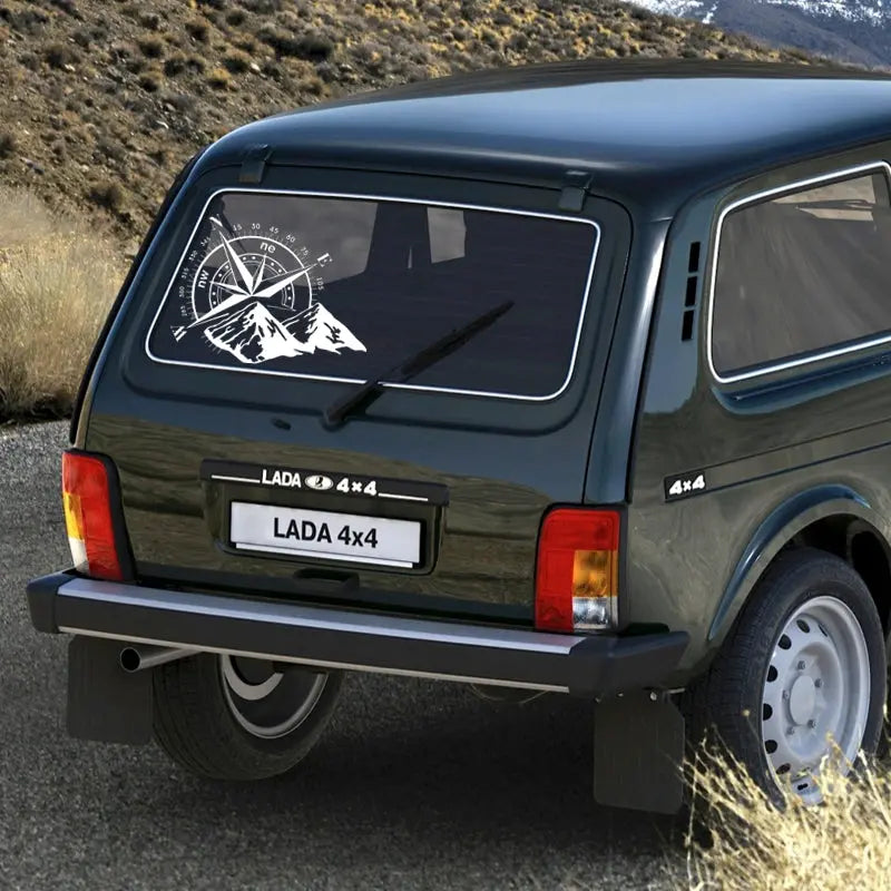Sticker Master Pusula Rüzgar Gülü Çıkartma Araba Gövde Cam Dekor Su Geçirmez Sticker Motosiklet Etiket Yapıştırma Sticker Master