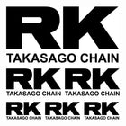 RK Chain Sticker Set, Takasago Yarış Etiket Paketi | Sticker Master