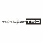 Sticker Master Racing Development TRD Kapı Sticker Seti - 4 Adet, Araba Kapı ve Yan Panel İçin Spor Tasarım Etiket Sticker Master