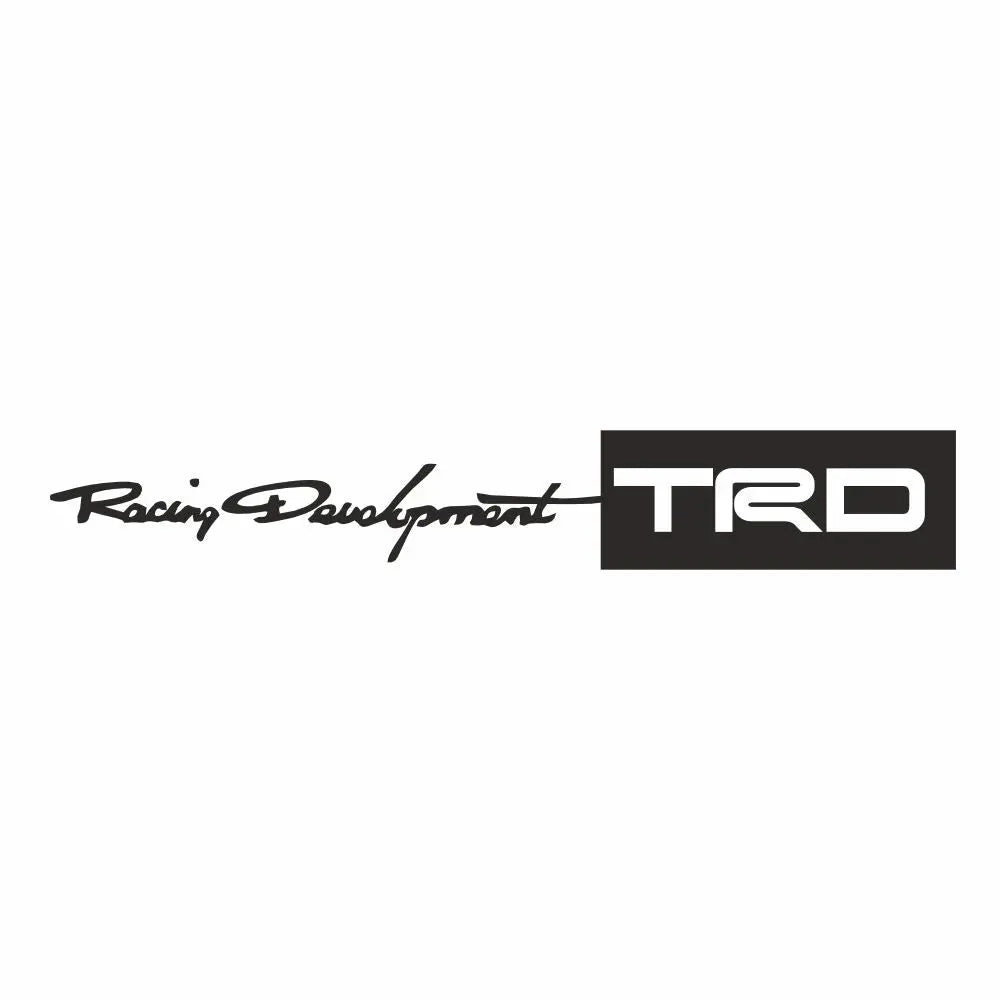 Sticker Master Racing Development TRD Kapı Sticker Seti - 4 Adet, Araba Kapı ve Yan Panel İçin Spor Tasarım Etiket Sticker Master