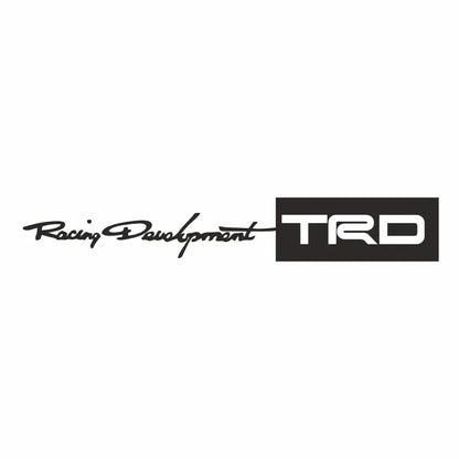 Sticker Master Racing Development TRD Kapı Sticker Seti - 4 Adet, Araba Kapı ve Yan Panel İçin Spor Tasarım Etiket Sticker Master