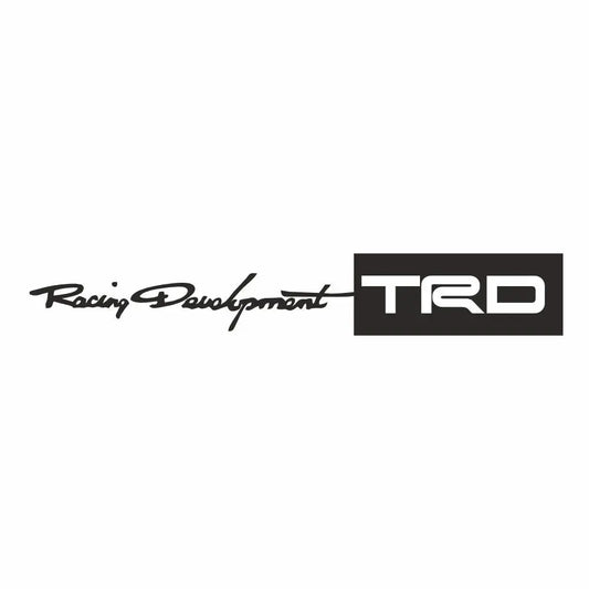 Sticker Master Racing Development TRD Kapı Sticker Seti - 4 Adet, Araba Kapı ve Yan Panel İçin Spor Tasarım Etiket Sticker Master