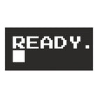 Commodore 64 Ready Sticker, Retro Bilgisayar Etiketi | Sticker Master