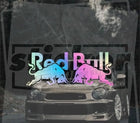 Redbull Hologramlı Sticker İkonik Boğa Tasarımı | Sticker Master