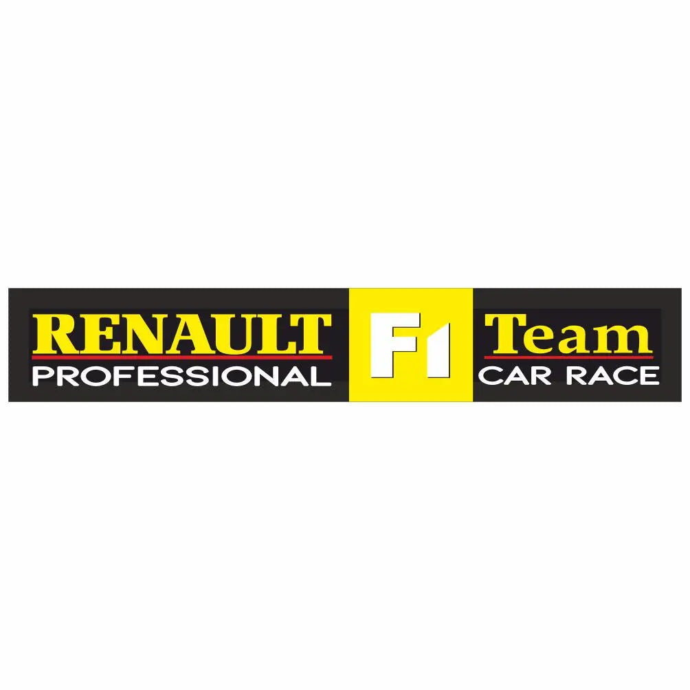 Sticker Master Renault F1 Professional Car Race Sticker – 15 cm Dayanıklı Yarış Temalı Etiket Sticker Master