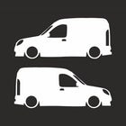 Renault Kangoo Basık Sticker Van Siluet Çıkartma | Sticker Master
