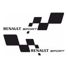 Renault Sport Sticker, Damalı Bayrak Yarış Etiketi Seti | Sticker Master
