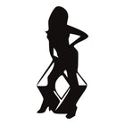 Renault Kadın Sticker: Silüet Logo Tasarımı | Sticker Master