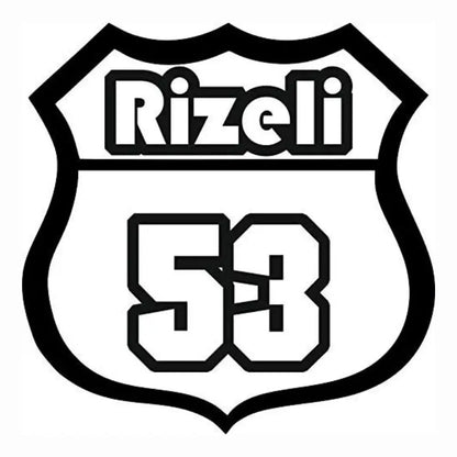 Sticker Master Rizeli 53 Sticker - 12 Cm | Motor, Kask, Laptop, Araba, Oto Araç İçin Sticker Master