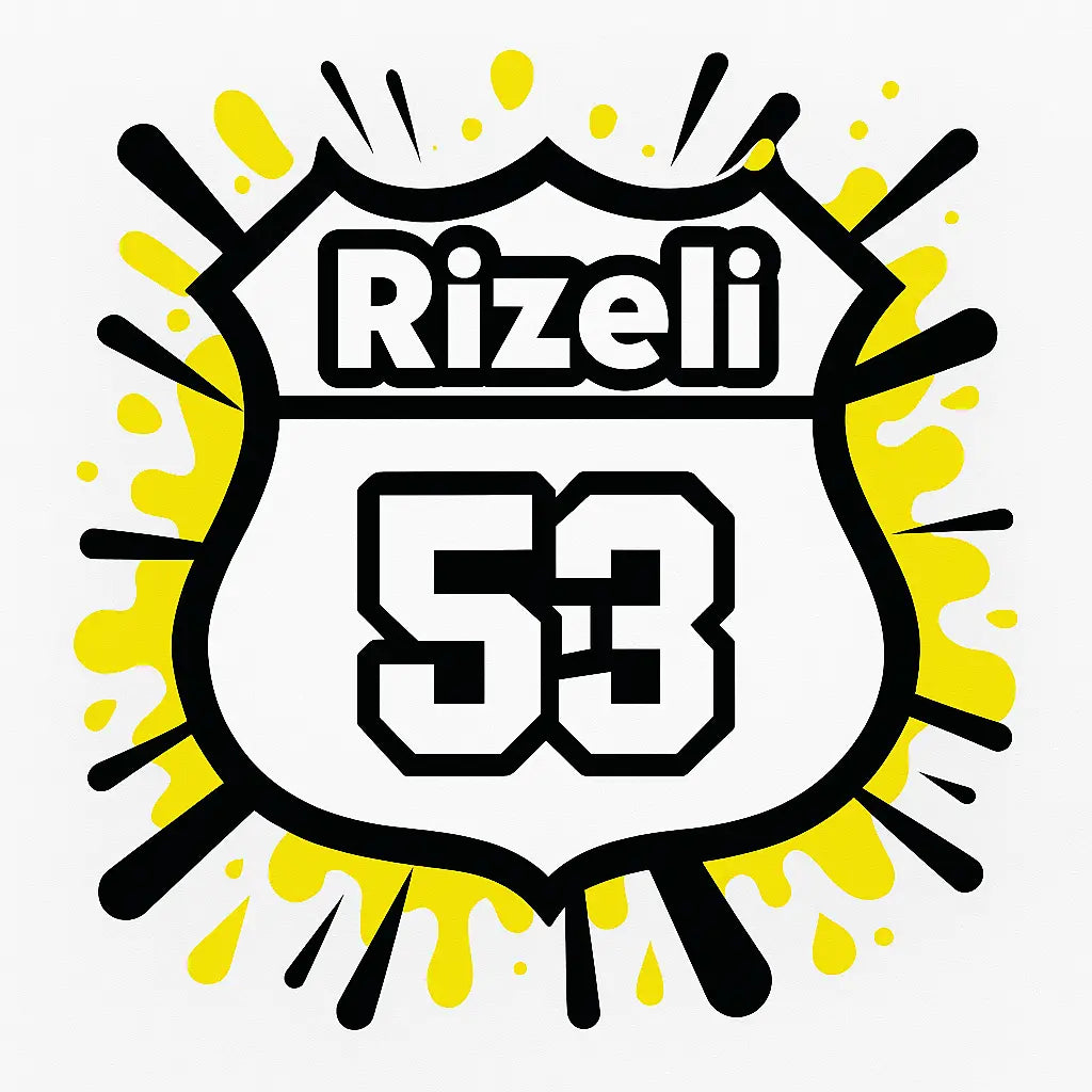Sticker Master Rizeli 53 Sticker - 12 Cm | Motor, Kask, Laptop, Araba, Oto Araç İçin Sticker Master