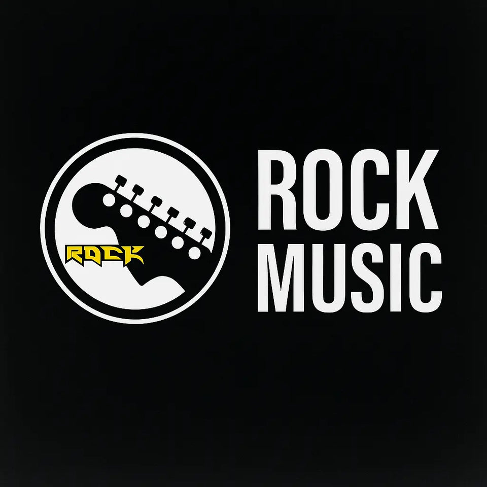 Sticker Master Rock Gitar Sticker - 10 Cm | Motor, Kask, Laptop, Araba İçin Sticker Master