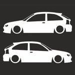 Sticker Master Rover 25 Basık Araç Sticker - 15 Cm - 2 Adet (Sağ & Sol) Sticker Master
