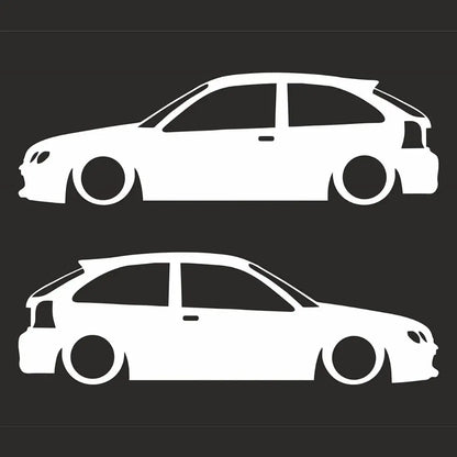 Sticker Master Rover 25 Basık Araç Sticker - 15 Cm - 2 Adet (Sağ & Sol) Sticker Master