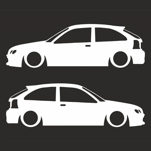 Sticker Master Rover 25 Basık Araç Sticker - 15 Cm - 2 Adet (Sağ & Sol) Sticker Master